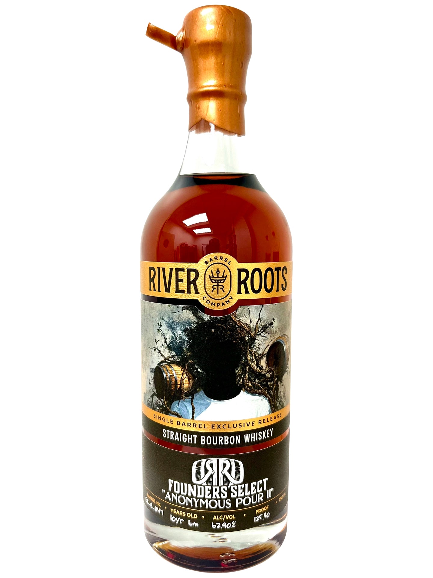 River Roots Barrel Co. - 10Y 6M Kentucky Bourbon- Single Barrel #GE-B-B47 -"Anonymous Pour II"