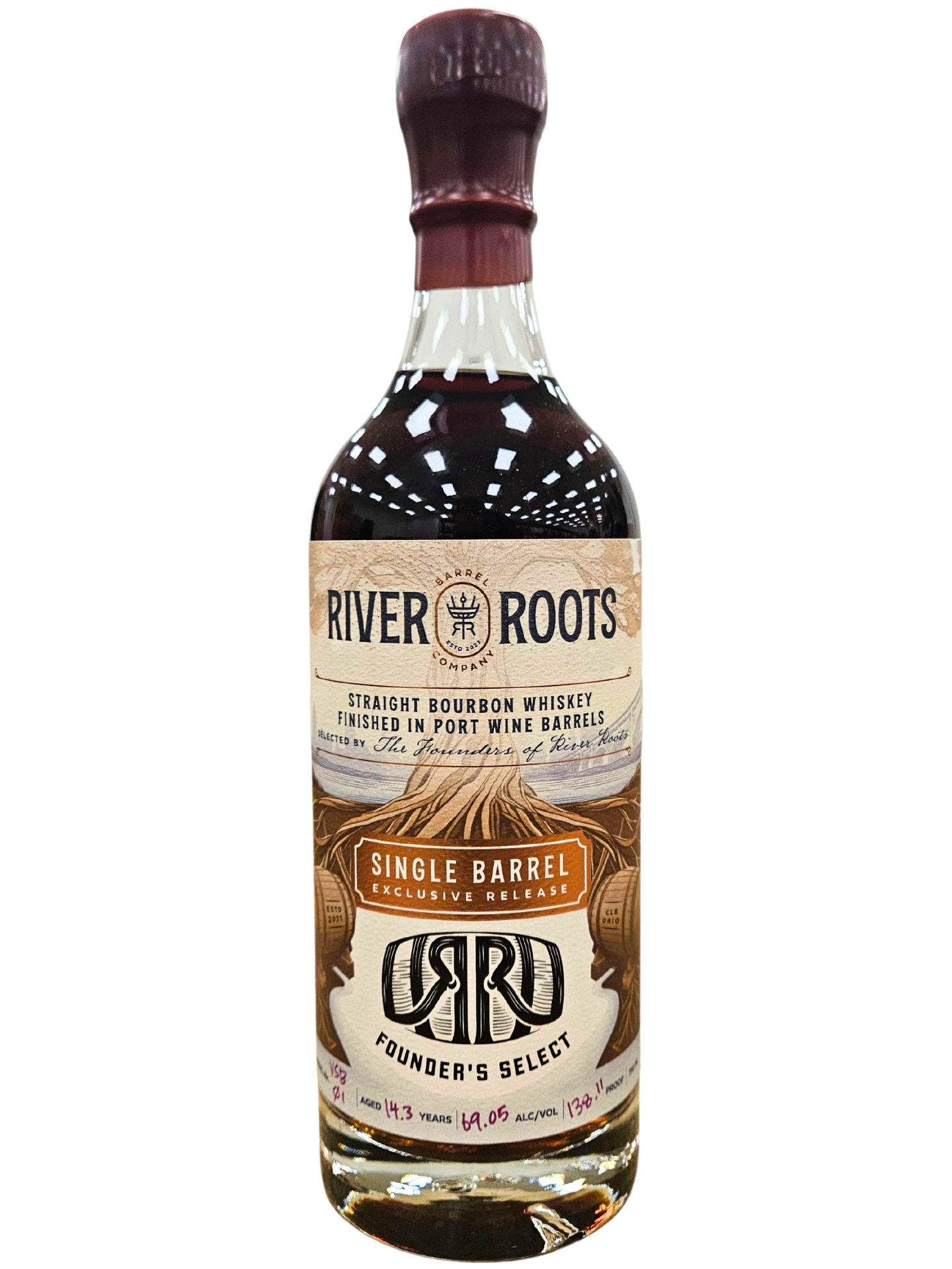 River Roots Barrel Co. - 14-Year Port Finished Single Barrel Bourbon V